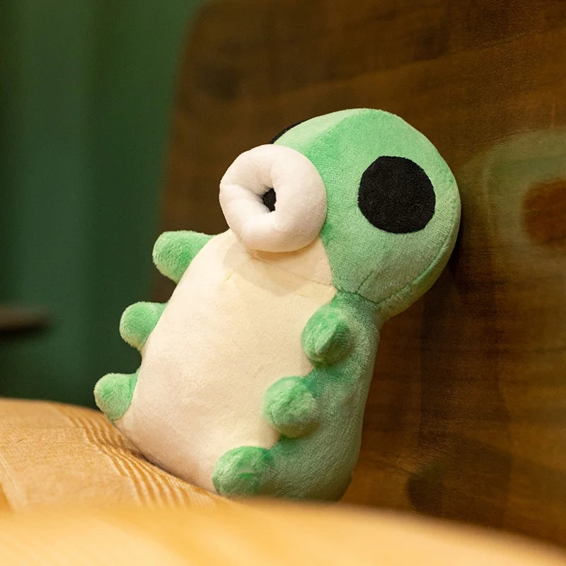 可愛い ふわふわ グリーン 一つ目 モンスター ぬいぐるみ