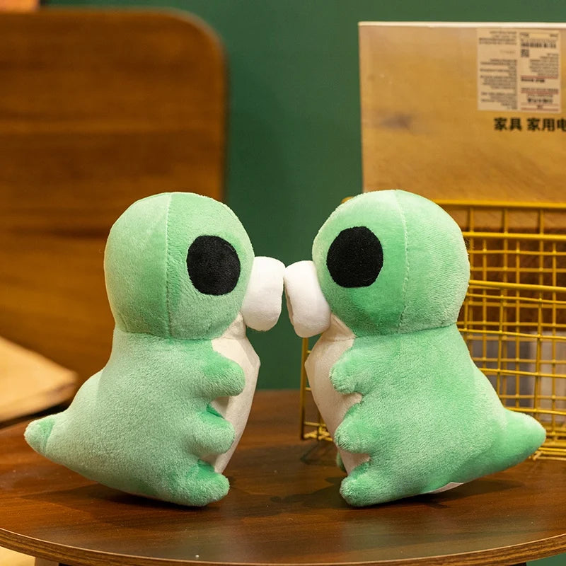 可愛い ふわふわ グリーン 一つ目 モンスター ぬいぐるみ
