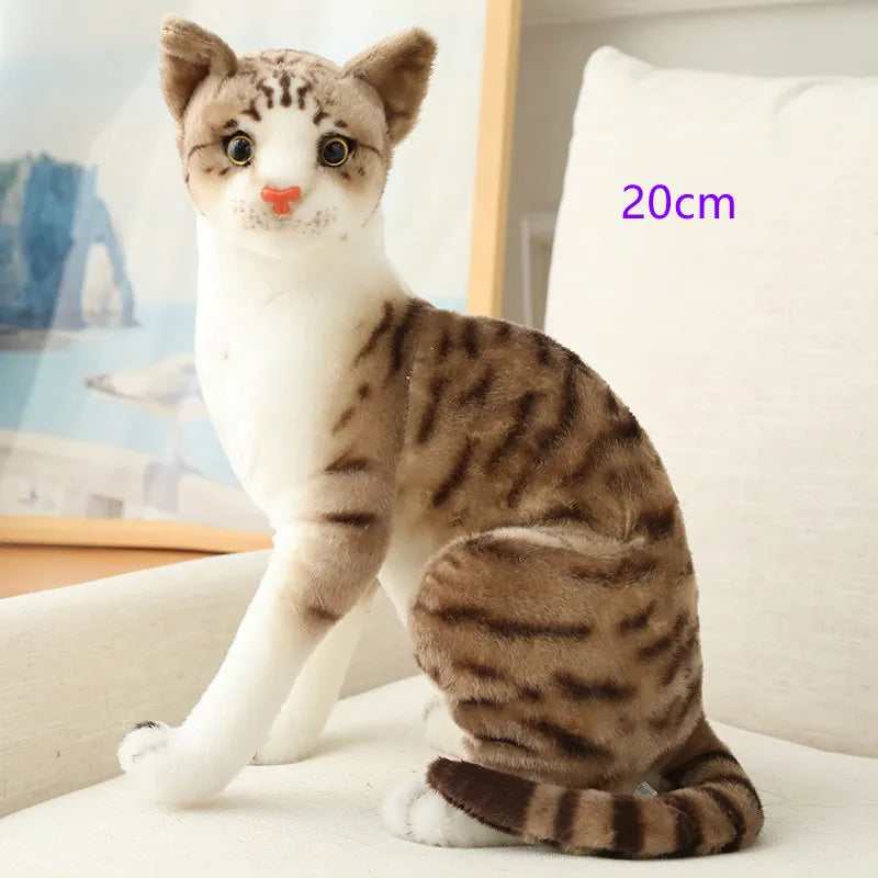 リアルな猫ぬいぐるみ 茶トラ シャム風 選べる種類