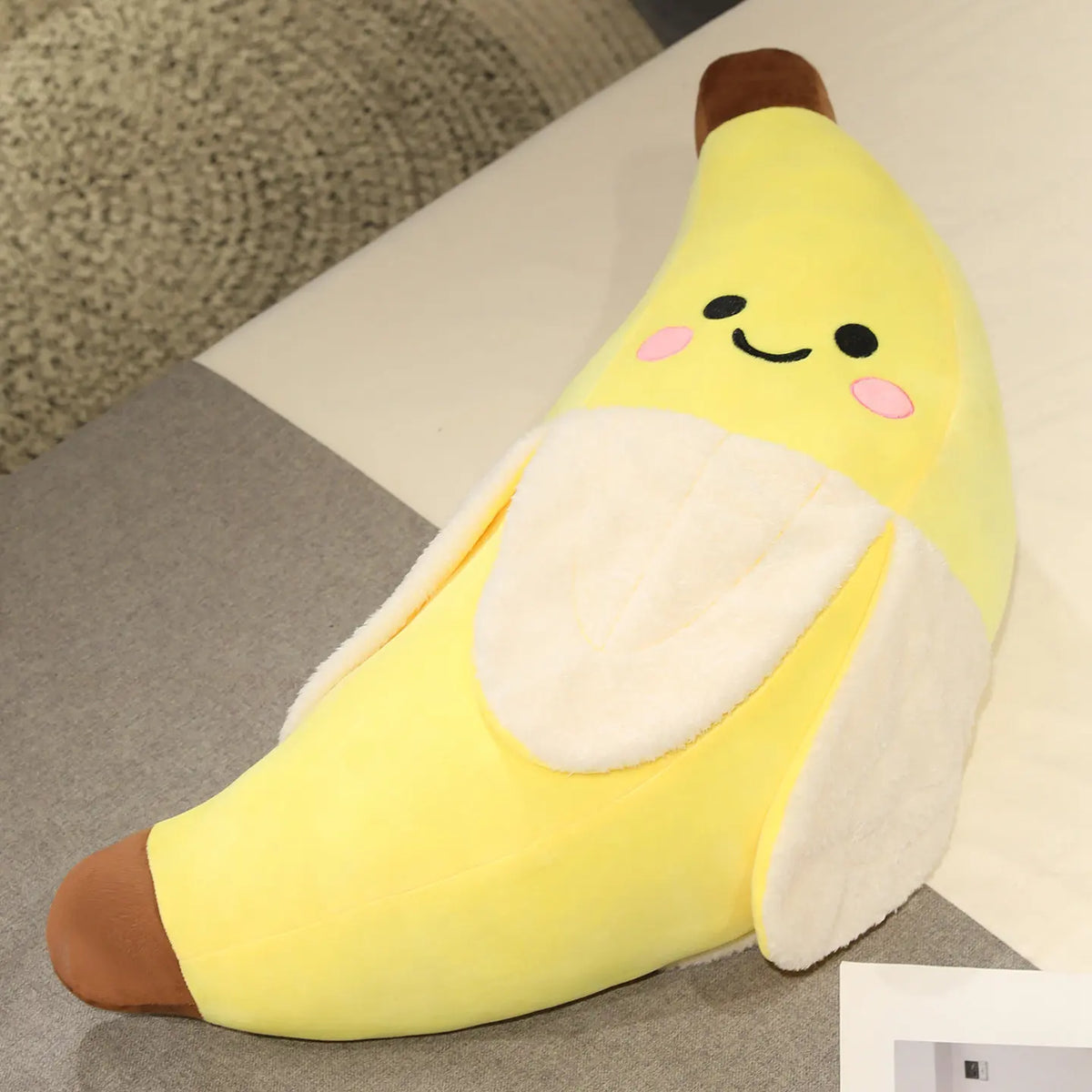 25cm Cute Peeled Banana Plush Toys Fruit Banana Plush Dolls Throw Pillow Living Room and Bedroom Decoration For Kids Girls Gifts