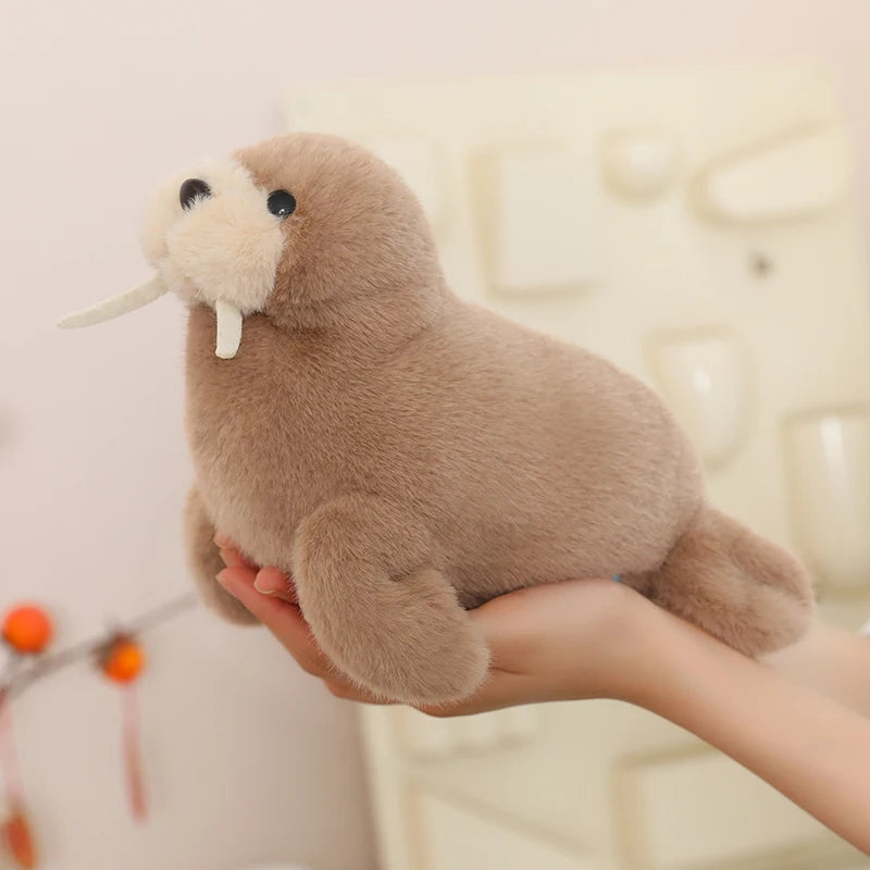 ふわふわ 白い 赤ちゃんアザラシ ぬいぐるみ
