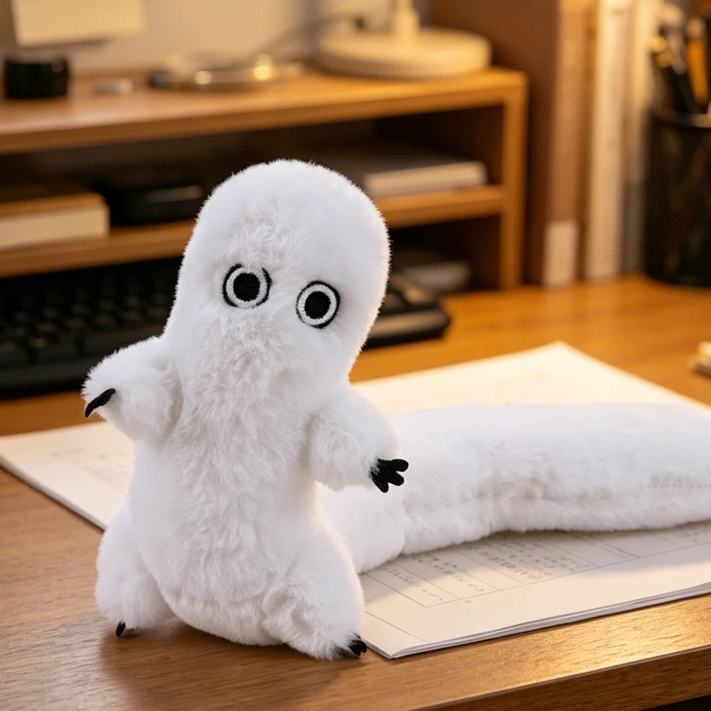 Witch Hat Atelier Fudeworm Plush Toys Fluffy Shapeable Cute Stuffed Toys Anime Brush Buddy Dolls Fans Birthday Gifts Home Decor