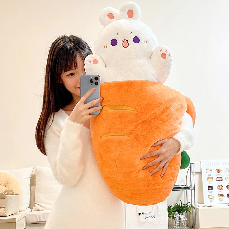 ふわふわ 食べ物型 寝袋 動物 ぬいぐるみ