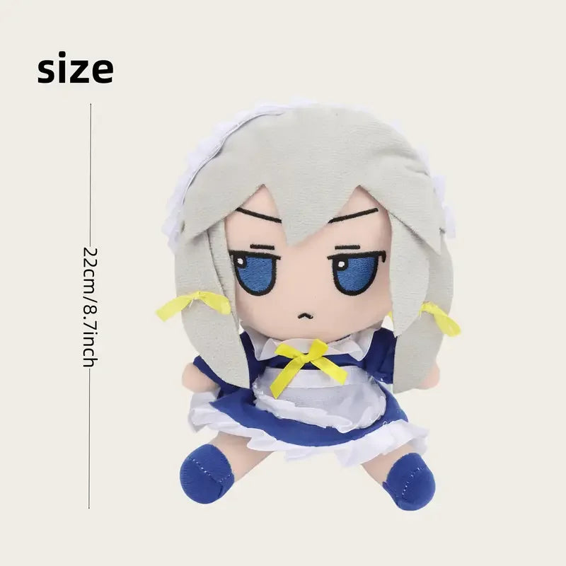 銀髪メイドの無表情ぬいぐるみ