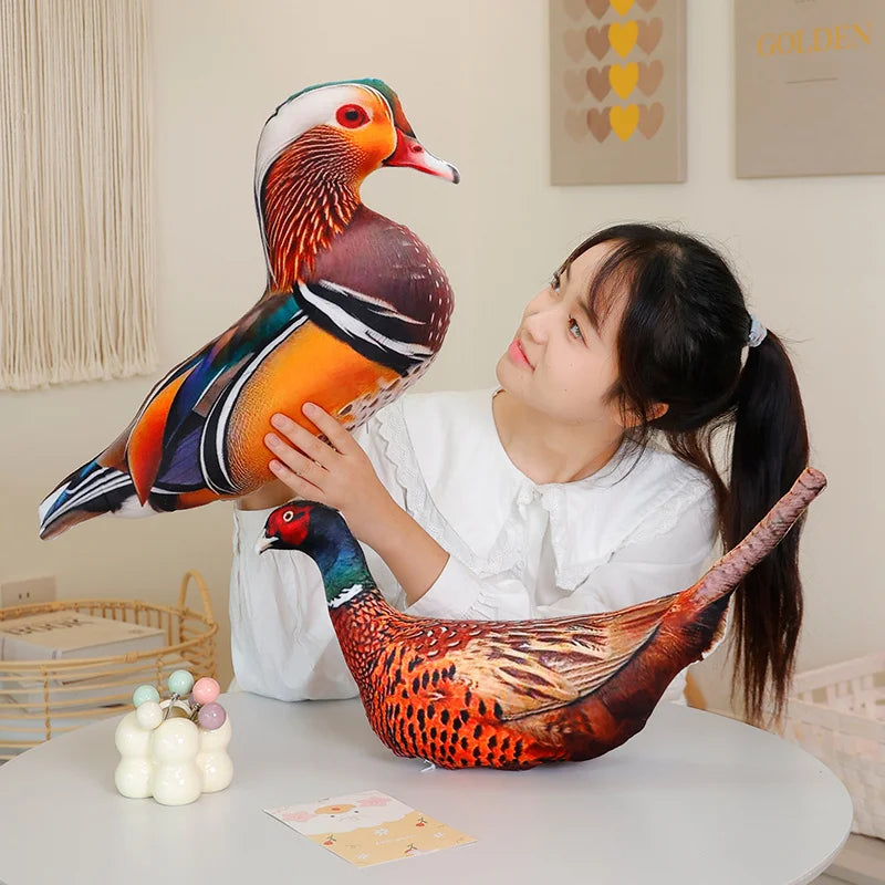 リアルな鳥のぬいぐるみ ハト セキセイインコ キジ 各種