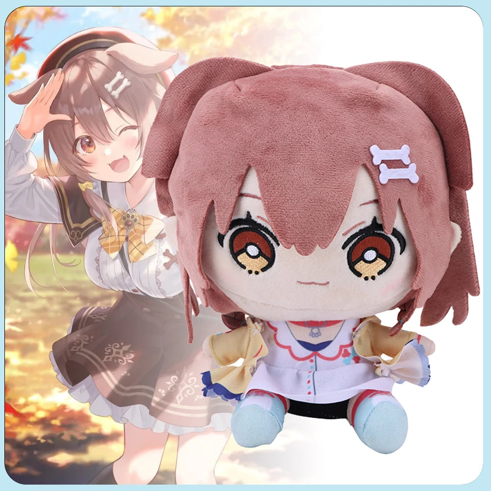 18cm Inugami Korone Hololive Plush Toys Movie Stuffed Animals Soft Stuffed Inugami Korone Dolls Fans Birthday Gifts Kids Toys
