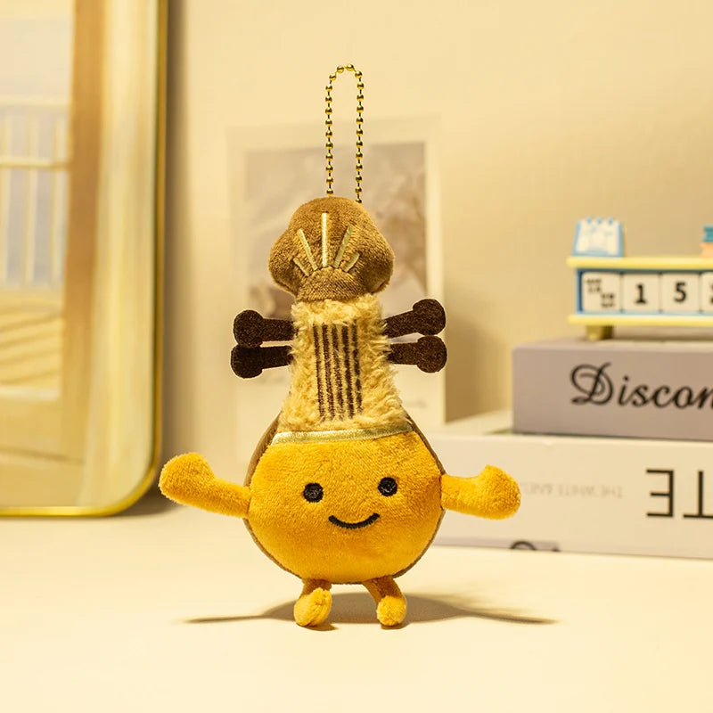 可愛い楽器モチーフ ぬいぐるみキーホルダー