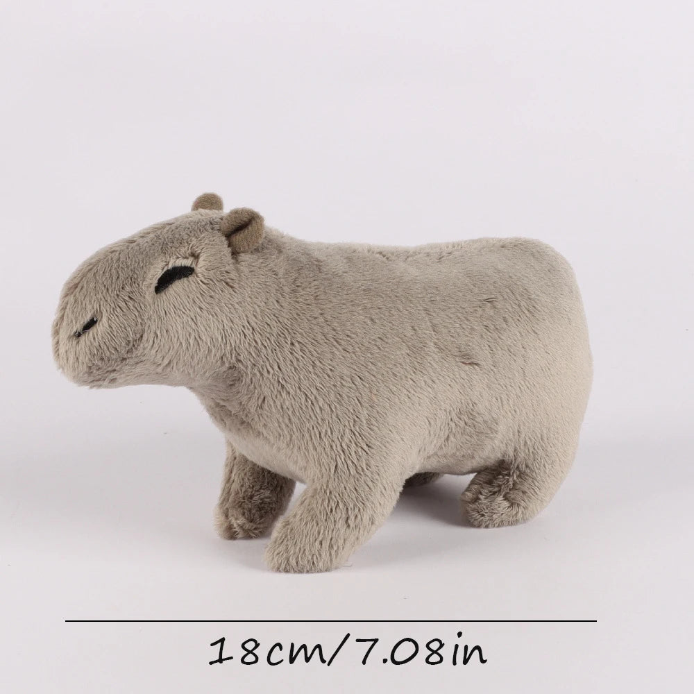 Kawaii Simulation Capybara Plush Toys Mother-child Water Guinea Pig Five-piece Soft Animal Doll For Boys and Girls Birthday Gift