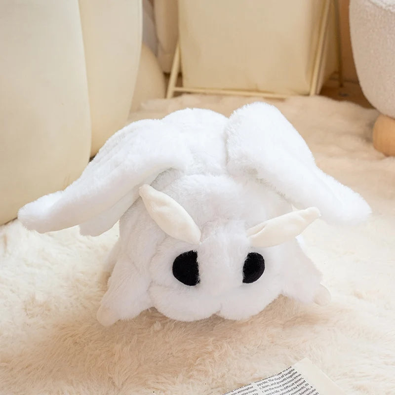 ふわふわ 可愛い 白い カイコガ ぬいぐるみ
