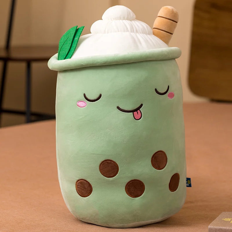 タピオカミルクティー ふわふわ 抱き枕 ぬいぐるみ