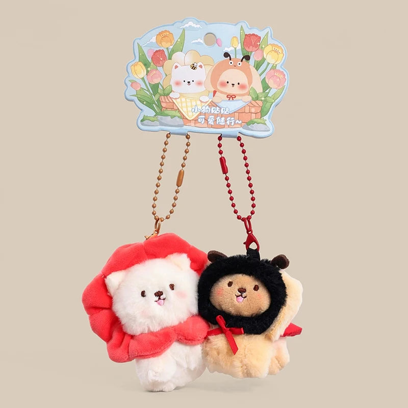 かわいい パステルカラー アニマル着ぐるみ ボールチェーンマスコット