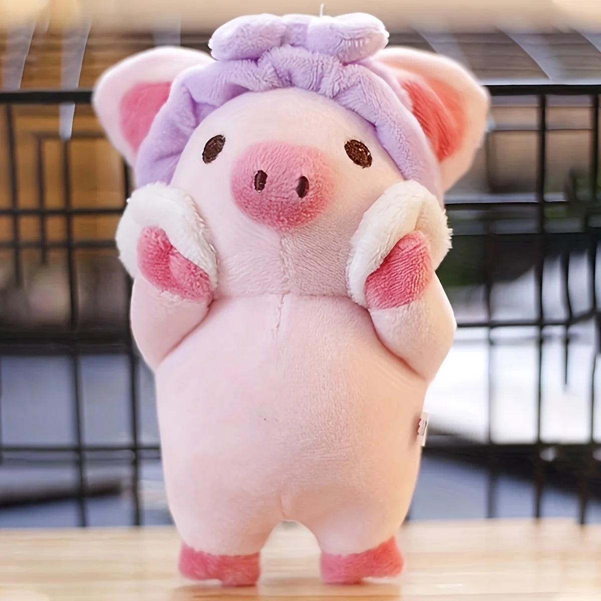 Cute Cartoon Face Wash Pig Plush Toys Soft Plush Doll Toy Car Bag Pendant Key Chain Stuffed Animals Toy Kids Girl Boy Gifts