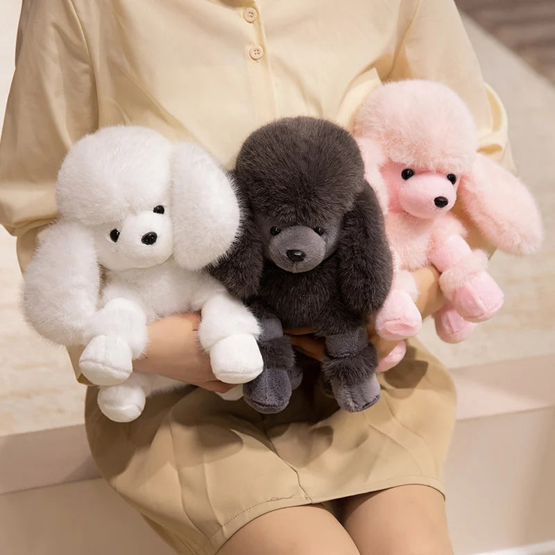 ふわふわ モコモコ 白い プードル ぬいぐるみ