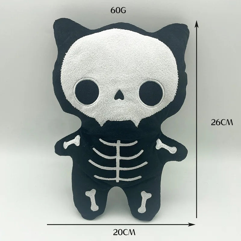 Halloween Plushies Mini Lavender Sleepy Bat Plush Toys Cute Cartoon Skeleton Cat Pillow Soft Ghost Models Halloween Kids Gifts
