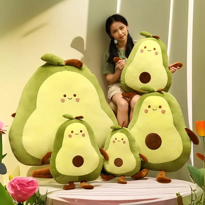 特大 アボカド型 ぬいぐるみ ビーズクッション