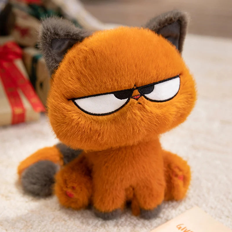 New Orange Cat Plush Toy Soft Cool Kitten Pendant Stuffed Animal Dolls Creative Home Decor Toy for Boys Girls Birthday Xmas Gift