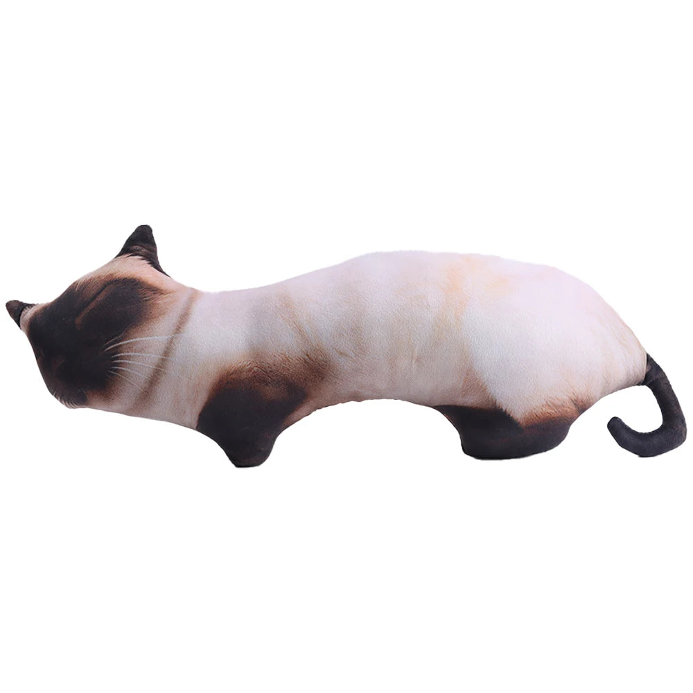 リアルな もちもち 寝そべり キジトラ猫 クッション