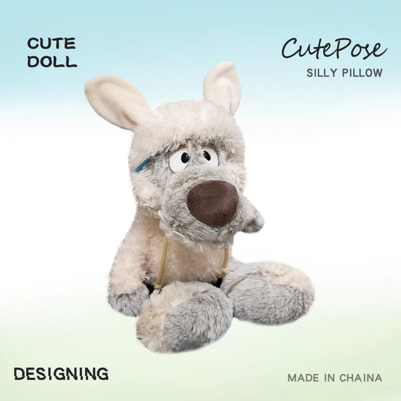A Stuffed Wolf In Clothing High Quality Plush Toy Wolf Plushies Dolls Perfect Gifts For Kids Birthday Halloween Decor Christmas