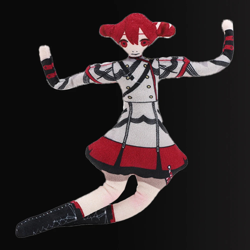 22cm Anime Kasane Teto Cosplay Plush Toys Stuffed Dolls Cartoon Figure Room Decor Abstract Wire Skeleton Accessories Cute Gifts