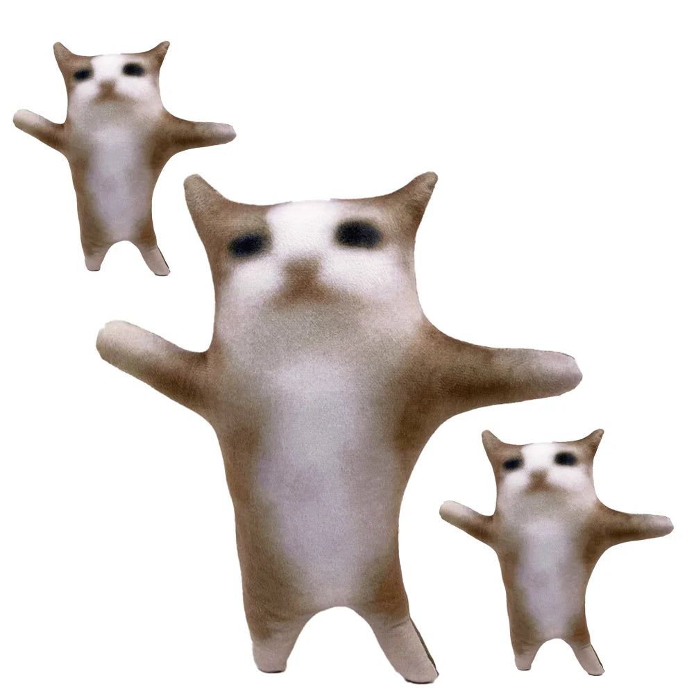猫ミーム 面白い 3D ぬいぐるみ