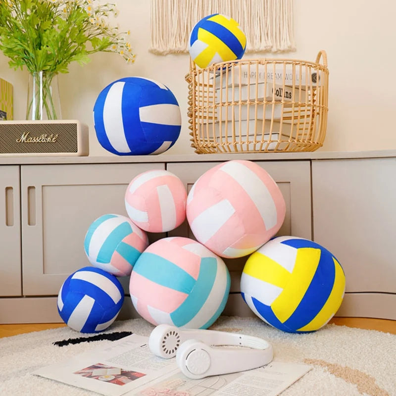 14cm Simulation Volleyball Plush Toys Cute Stuffed Pillow Stuffed Plush Ball for fans Toy Exquisite Children Boys Birthday Gift