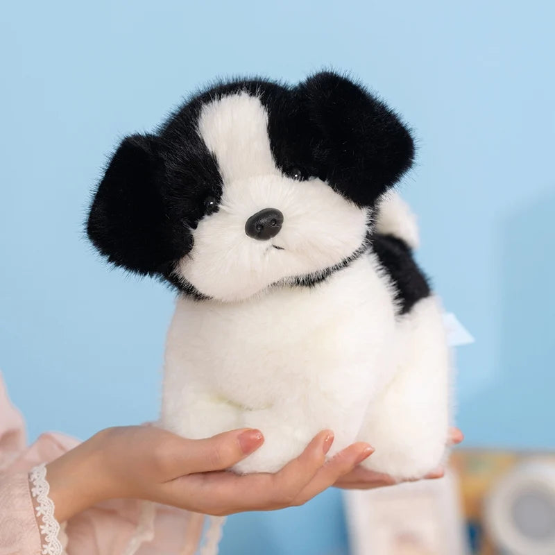 Simulation Dog Doll Gentle And Comfortable Lifelke Doll Stuffed Animal Cat Home Ornament Holiday Surprise Gift