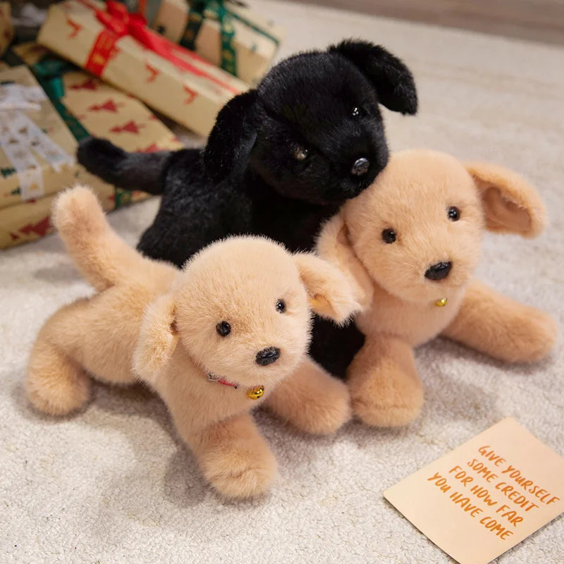 かわいい ふわふわ ベージュ ラブラドールの子犬 ぬいぐるみ