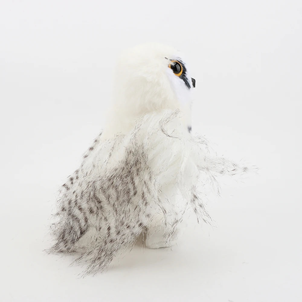 20cm Cartoon White Owl Plush Toys Soft Stuffed Animals Cute White Eagle Plushie Toys Kids Toys Home Decor Girls Birthday Gifts