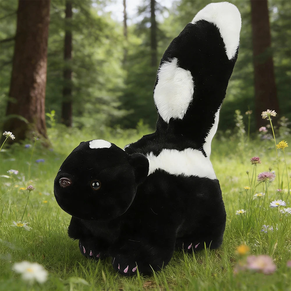 ふわふわしっぽのスカンクぬいぐるみ