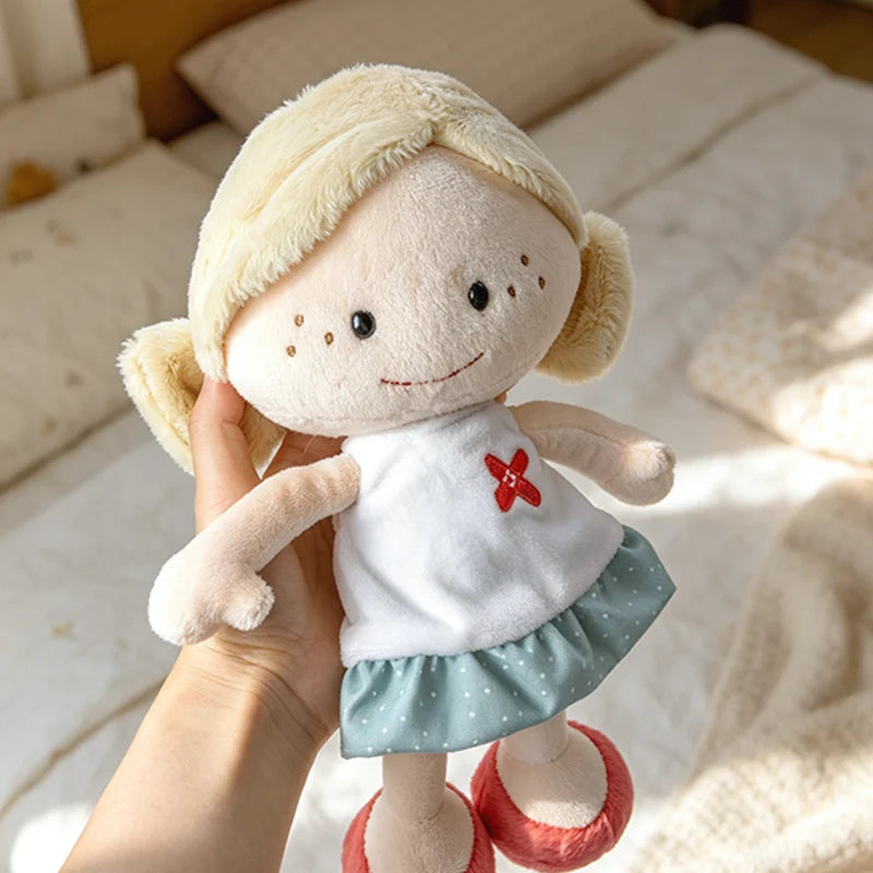 ポンポン足のふわふわ女の子ぬいぐるみ 各種ドレス