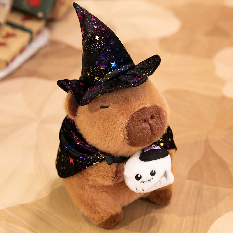Halloween Pumpkin Capybara Plush Toy Capibara Anime Fluffty Toy Cute Doll Stuffed Animals Soft Doll Plush Christmas Gift