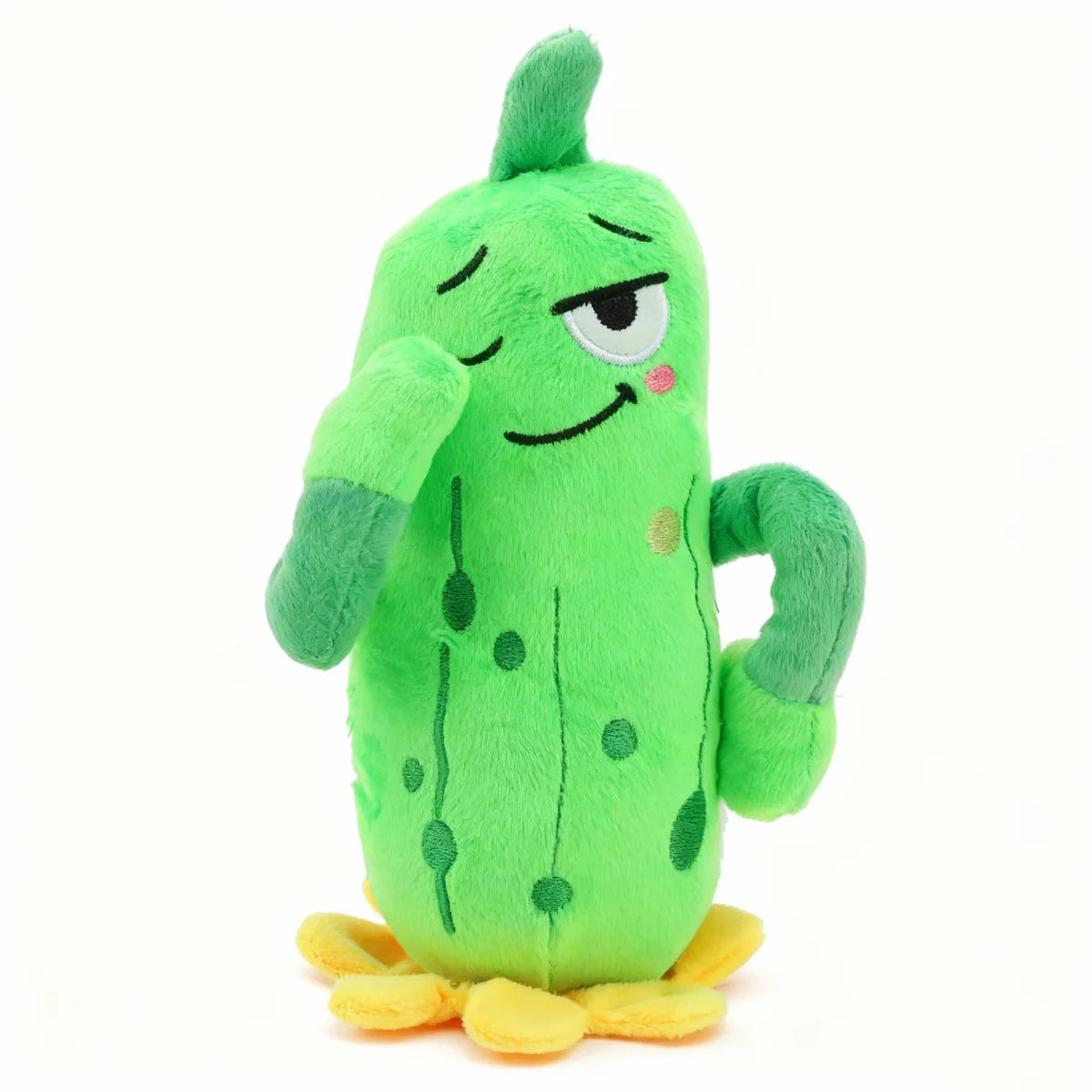 様々な 表情の かわいい きゅうり ぬいぐるみ