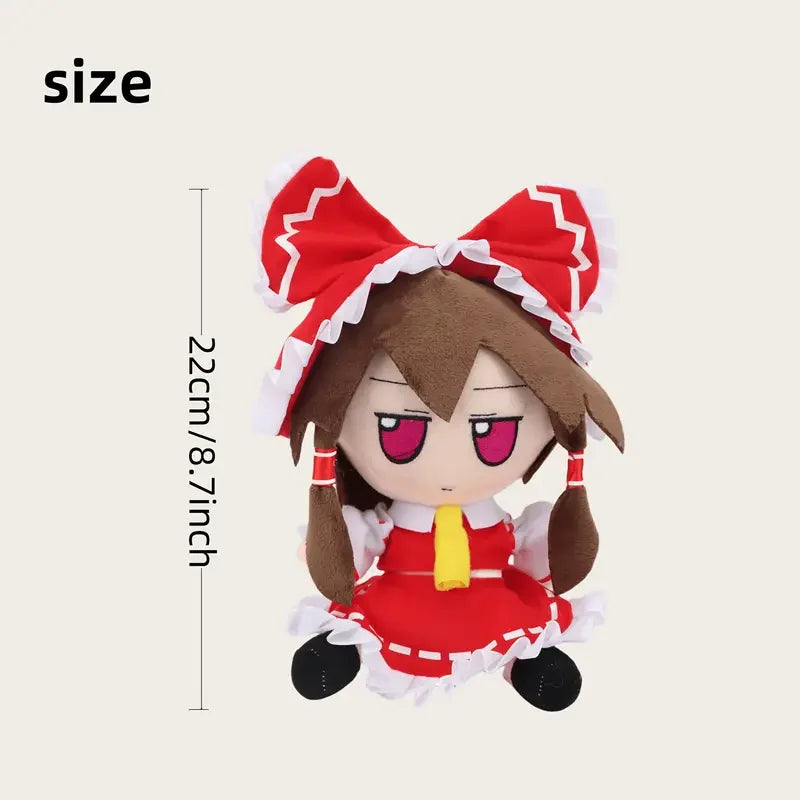 東方Project 博麗霊夢 ふもふも ぬいぐるみ 赤白衣装