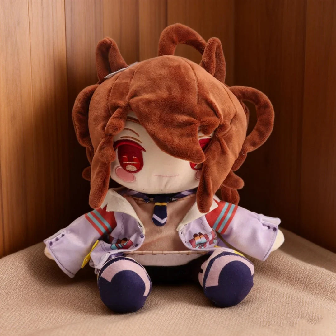 可愛い耳付きセーラー服とコートのアニメ風ぬいぐるみ2種セット