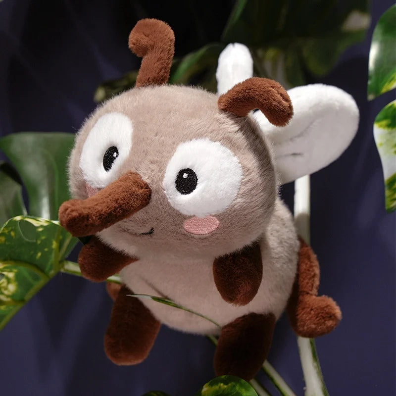 ふわふわ大きな目の虫さんぬいぐるみ