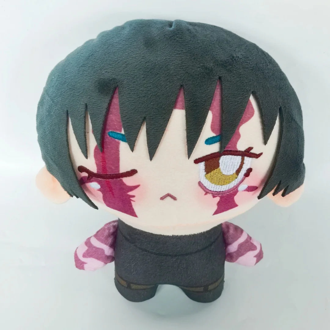 ちびキャラ 顔の刺繡が特徴的な キャラクター ぬいぐるみ