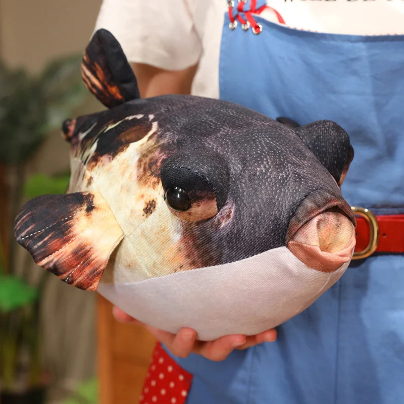 リアルなフグのふわふわぬいぐるみ