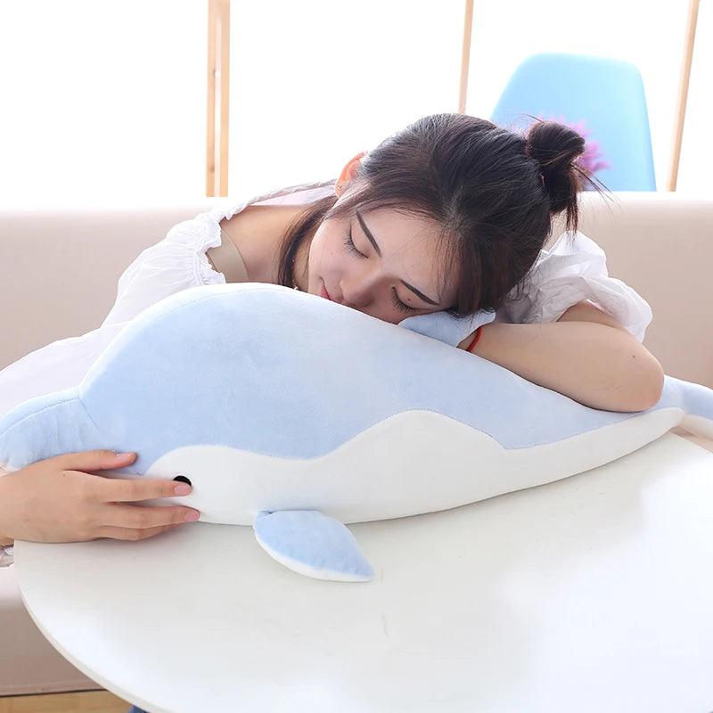 ふわふわ やわらか イルカ ぬいぐるみ ピンク グレー