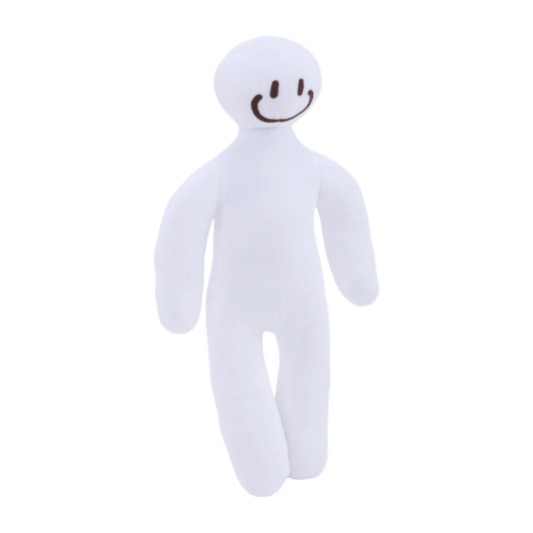 メカカメレオン 白い 笑顔の ぬいぐるみ