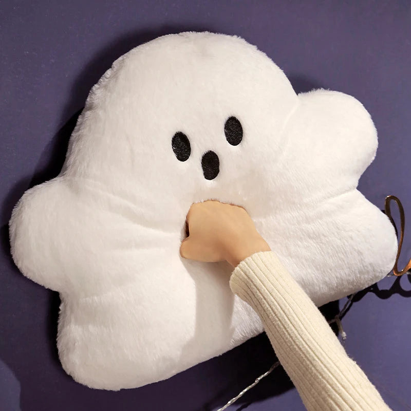 可愛い 白い ふわふわ おばけ クッション ハロウィン