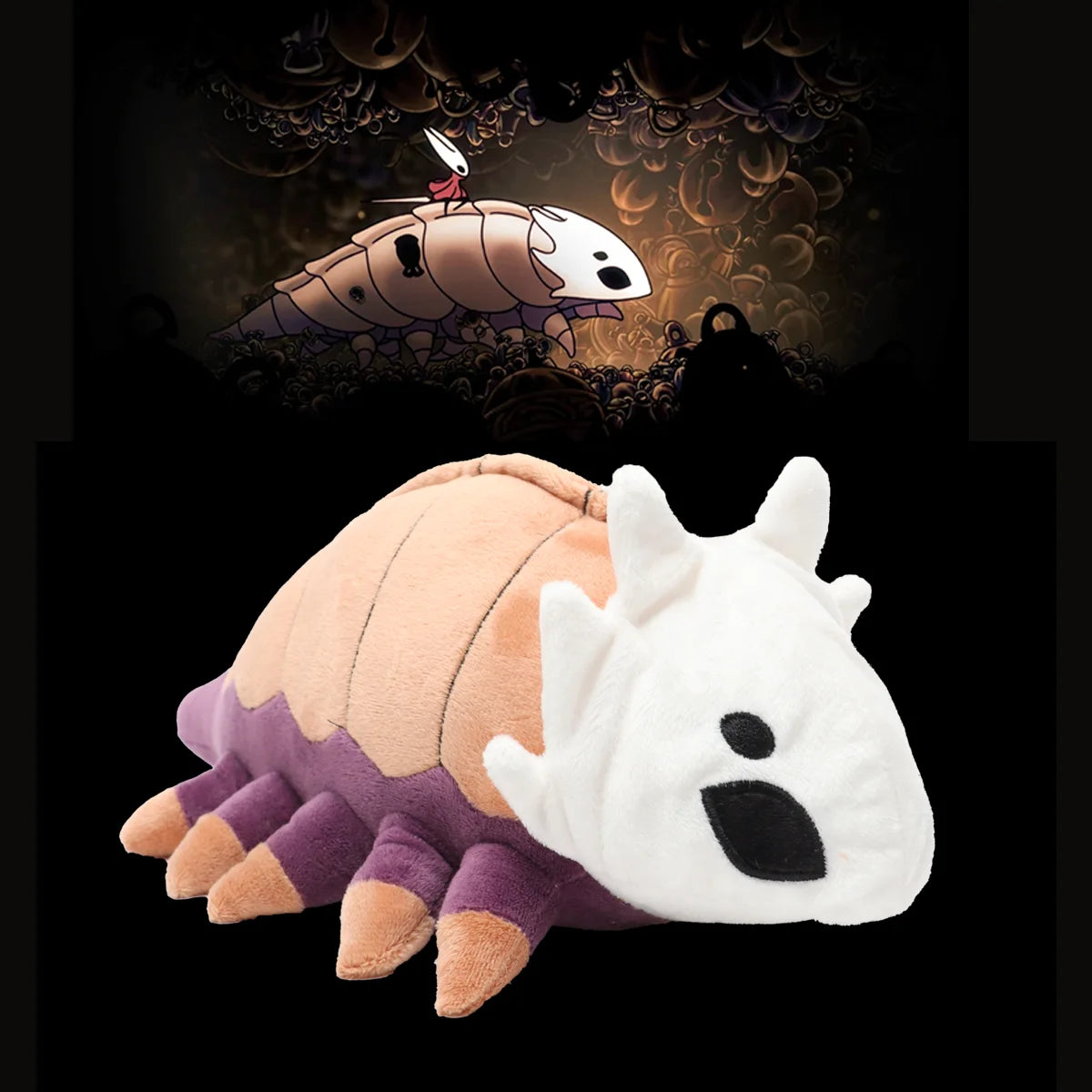 ホロウナイト マイラ 白頭と橙紫の 可愛いぬいぐるみ