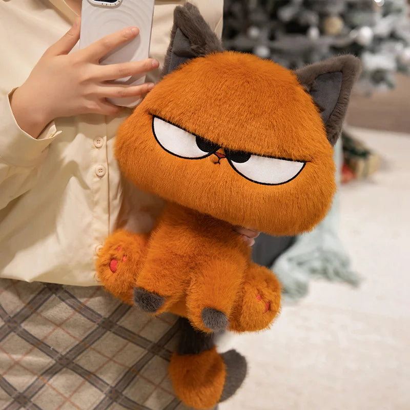 New Orange Cat Plush Toy Soft Cool Kitten Pendant Stuffed Animal Dolls Creative Home Decor Toy for Boys Girls Birthday Xmas Gift