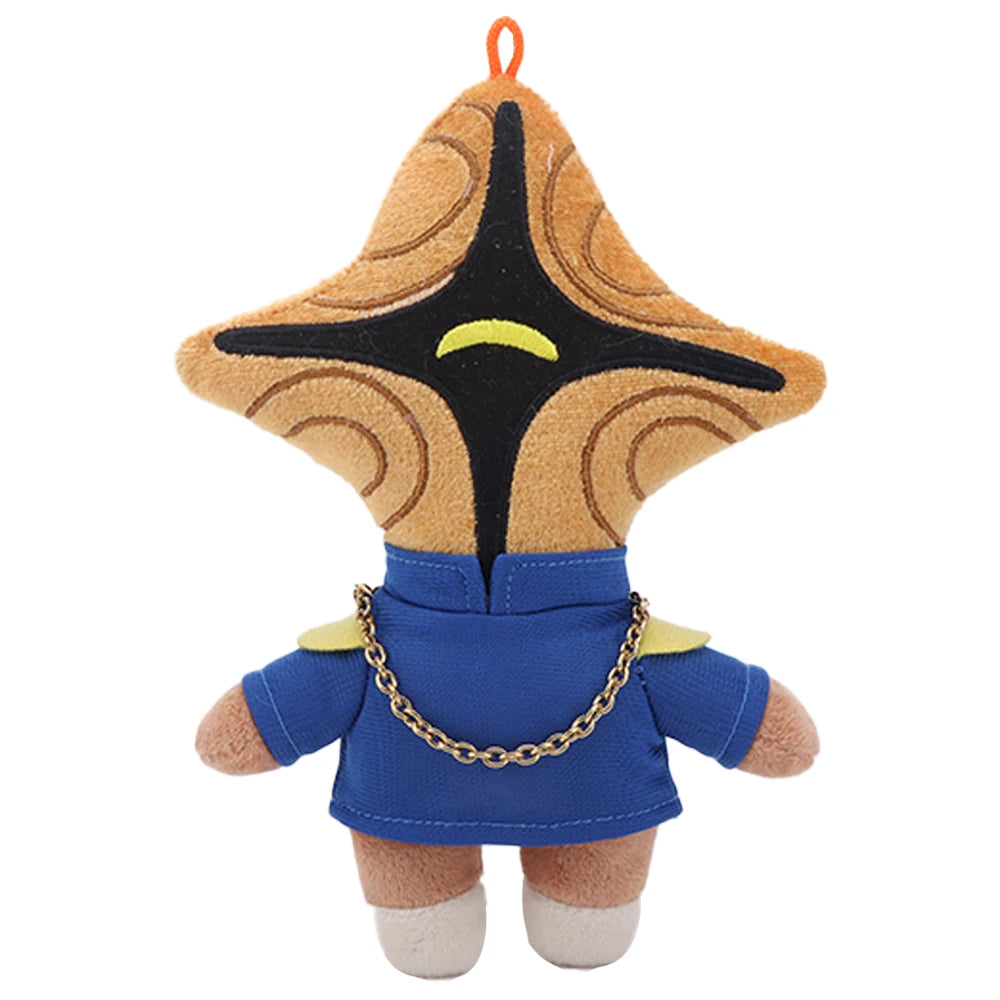星形ヘッド 青ジャケット 金鎖 ふわふわぬいぐるみ