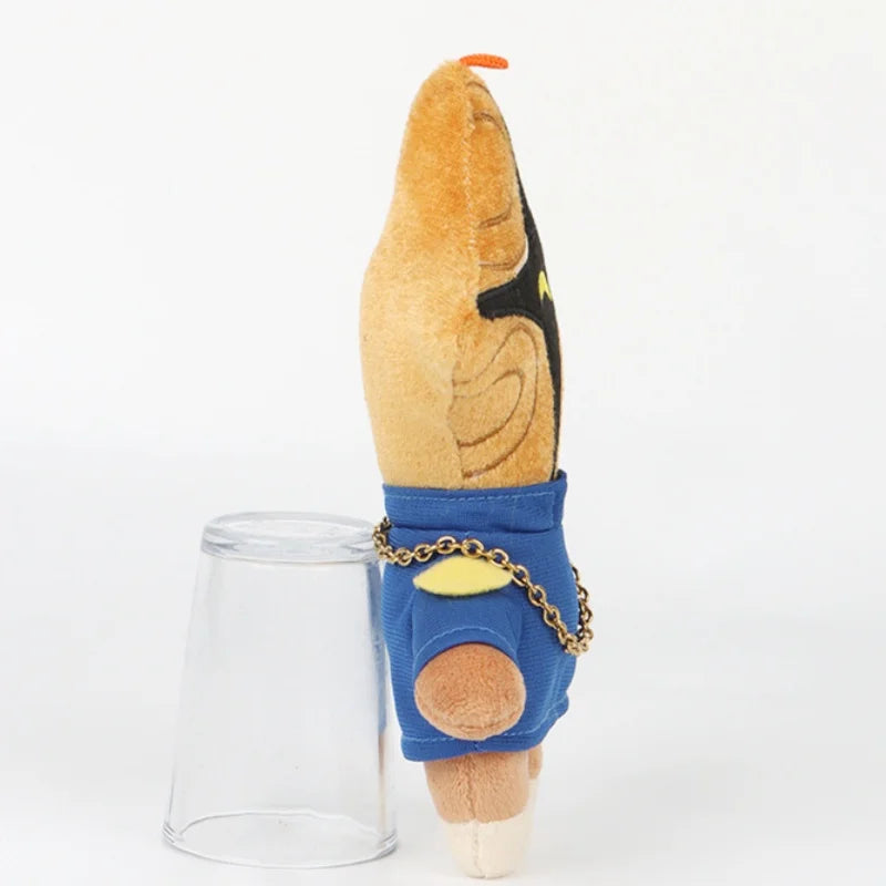 金色の鎖が付いた星形ヘッドの青いローブ ぬいぐるみ