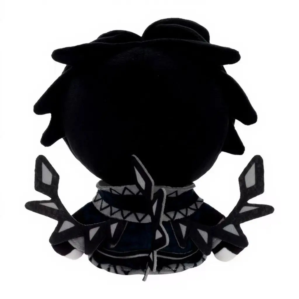 ツータイム 黒髪 幾何学模様 ジャケットの ぬいぐるみ