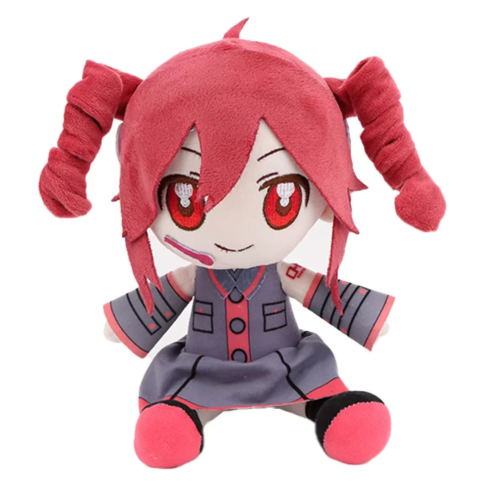 20cm Anime Peripherals Kasane Teto Cosplay Plush Toys Diva Vtuber Kawaii Stuffed Teto Toy Kids Adults Birthday Christmas Gifts