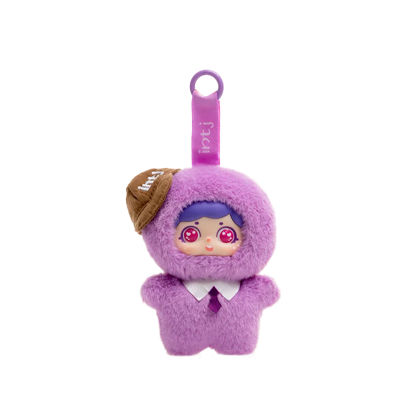 可愛い ふわふわ フード付き マスコットぬいぐるみ