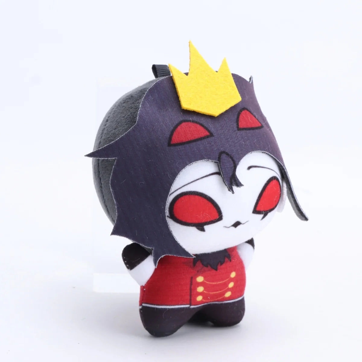 ヘルヴァボス ストラス 王冠付きぬいぐるみ 赤いジャケット