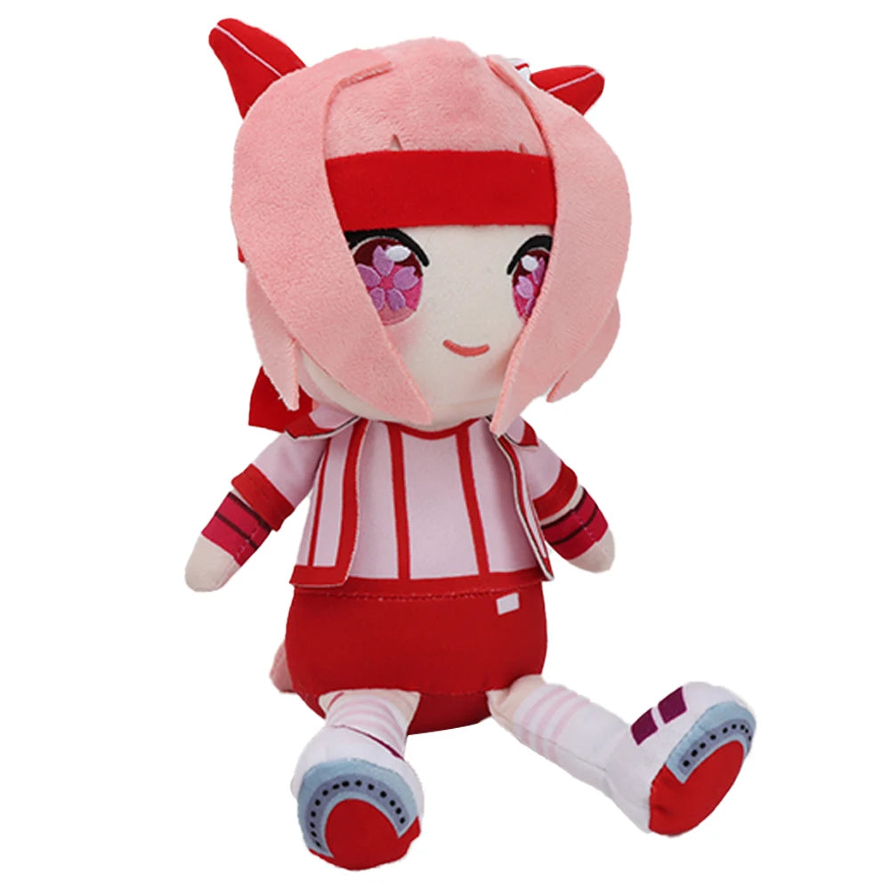 ウマ娘 ハルウララ ピンクと赤 桜柄の瞳 ぬいぐるみ