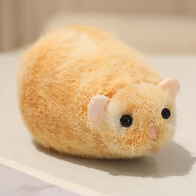 ふわふわ ハムスター 抱きクッション キャメル